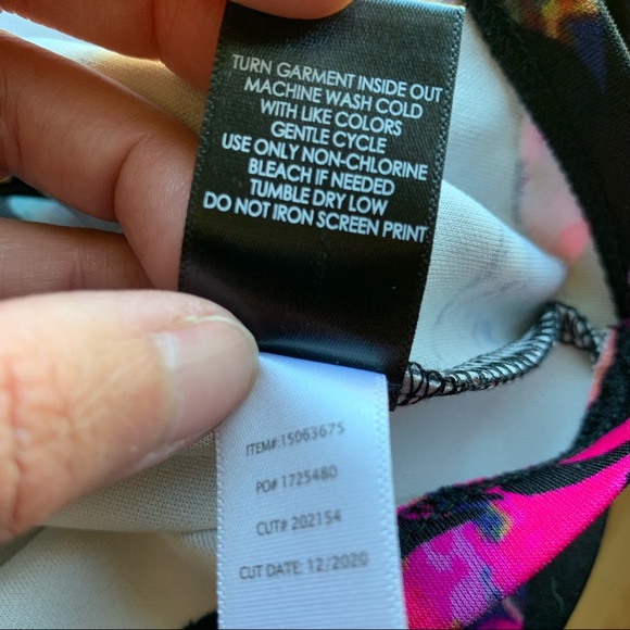 Torrid black floral scuba skater set - Picture 7 of 13